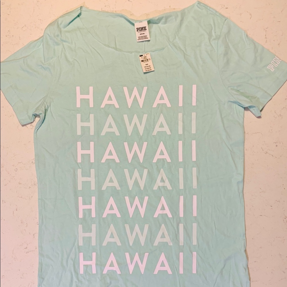 “NEW” PINK Victoria’s Secret Hawaii SS T-Shirt M